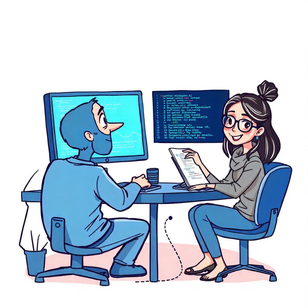 Equipo de CodeCraftSW desarrollando software personalizado